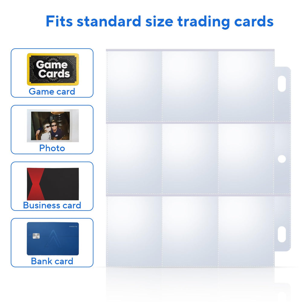 ULLTOON standard 2.5 by 3.5 inch cards fit.