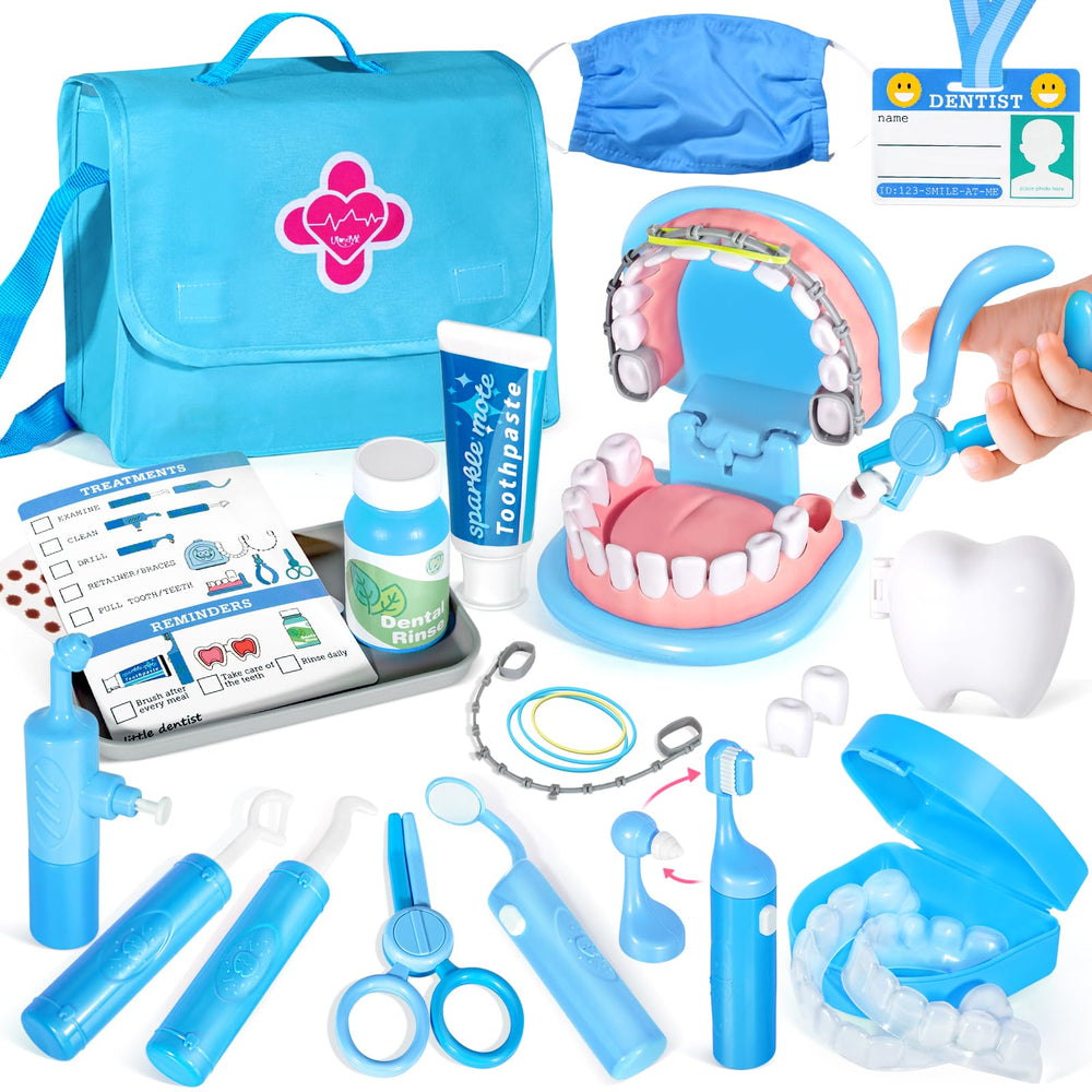 ULOVEME dentist playset oversized teeth for hands on learning