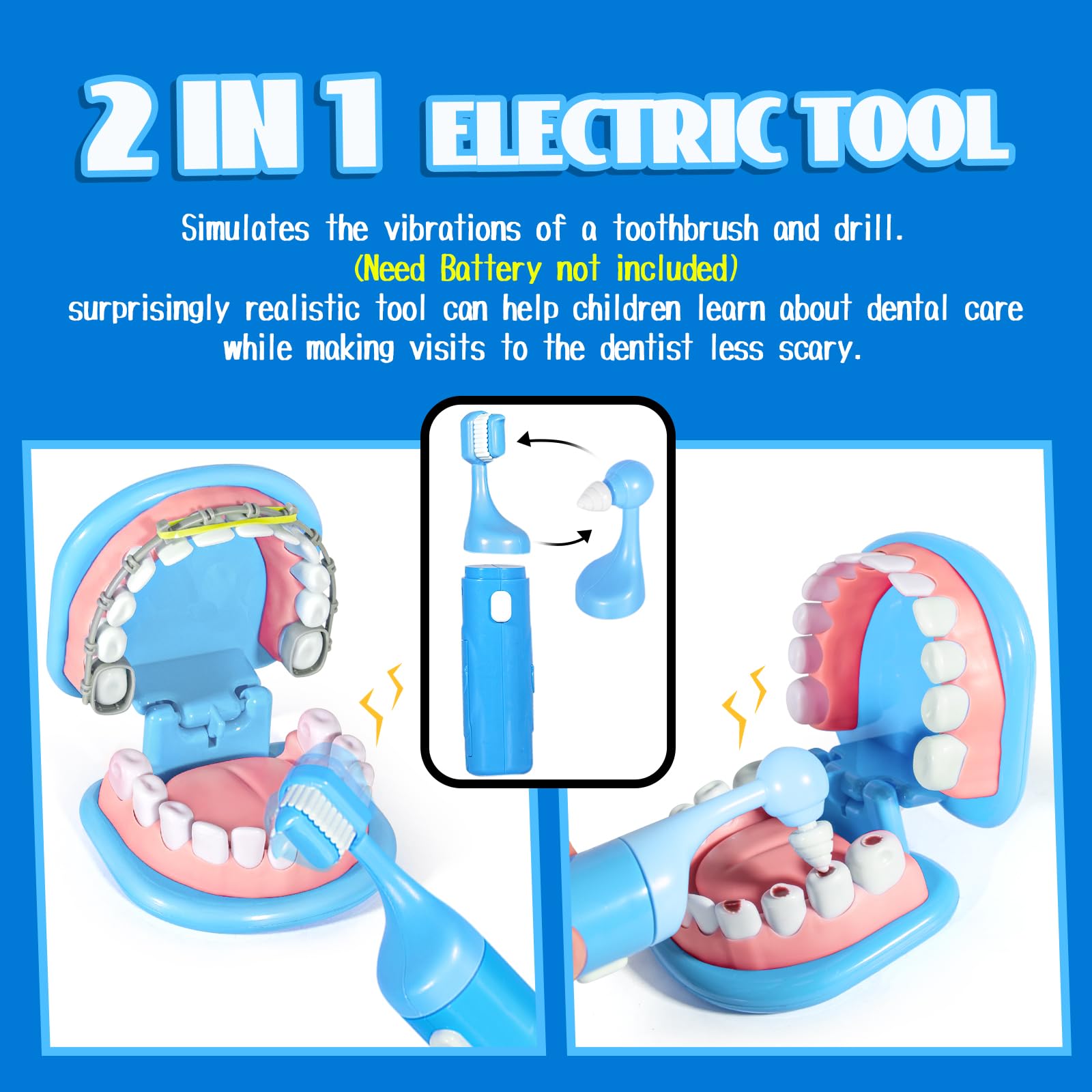 ULOVEME retainer and braces components enable storytelling and role play