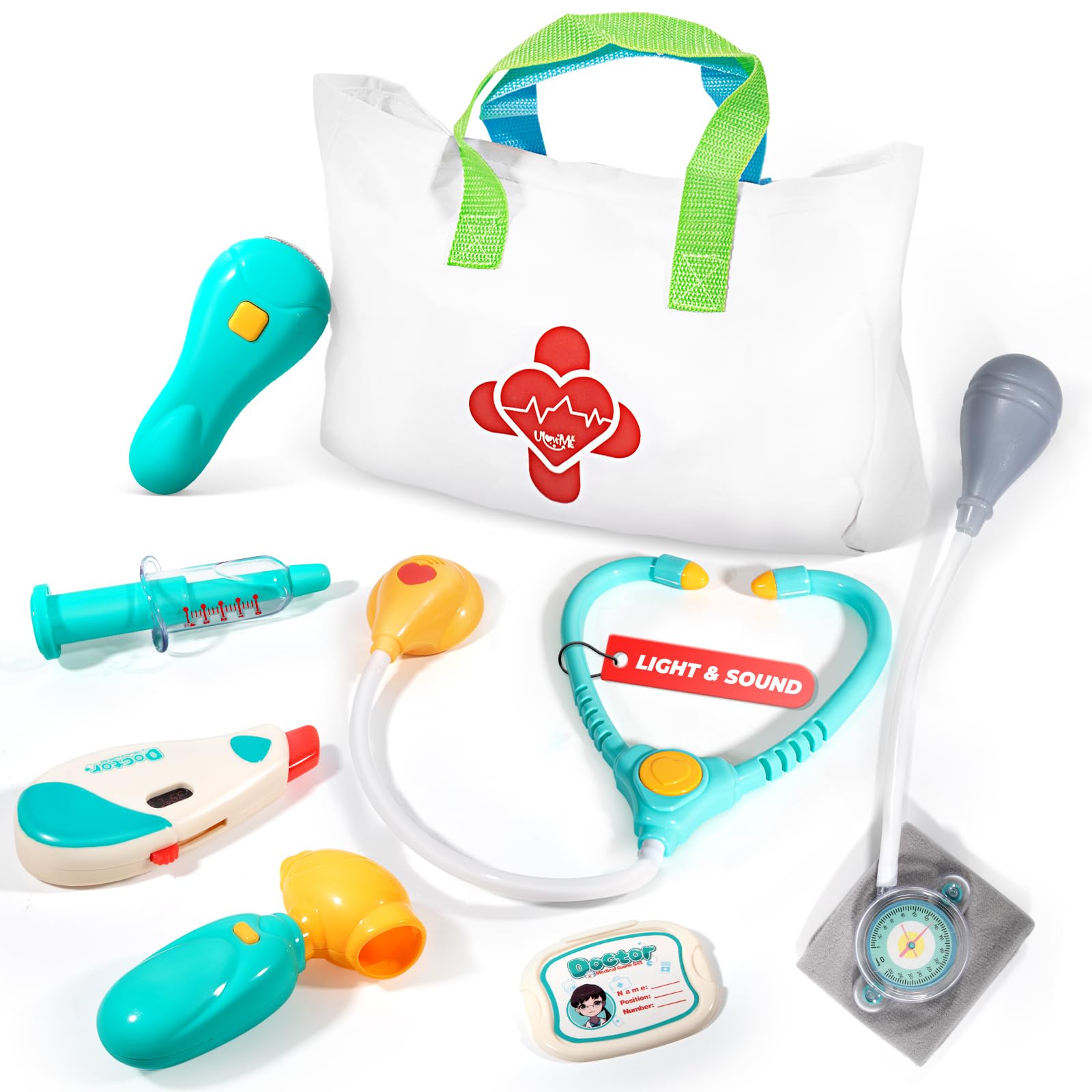 ULOVEME doctor kit stethoscope for toddlers during pretend play