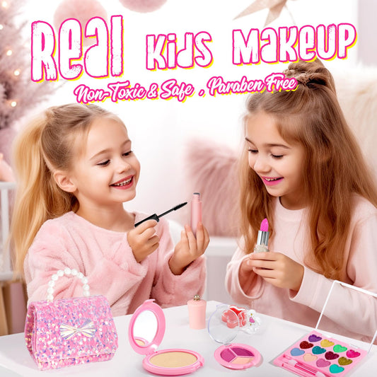 ULOVEME kids makeup colors—washable pigments for easy cleanup after playtime