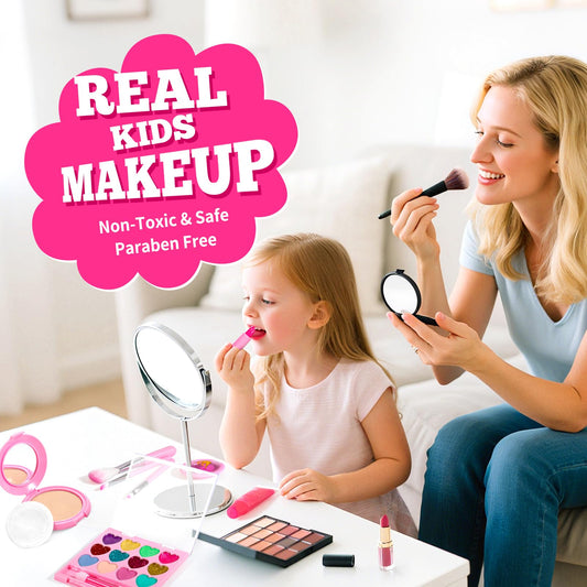 ULOVEME kids makeup colors case for safe, imaginative play