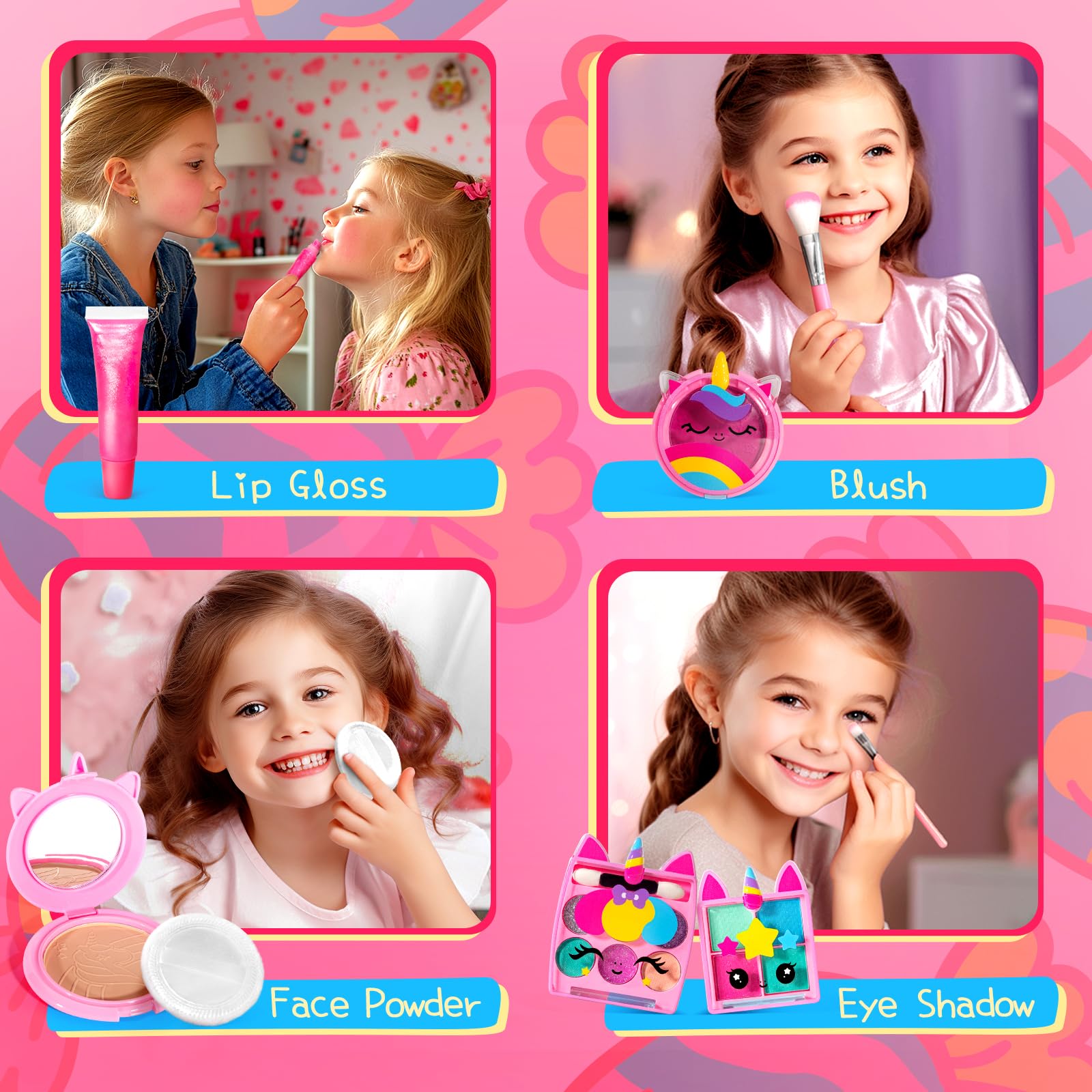 ULOVEME non-toxic makeup tools for kid-friendly use and imagination