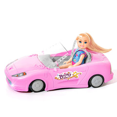 ULOVEME RC car seatbelts keep dolls securely in place during driving.