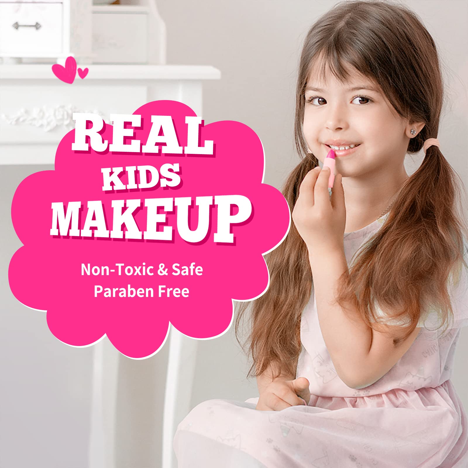 ULOVEME safety-focused makeup: paraben-free for gentle skin.