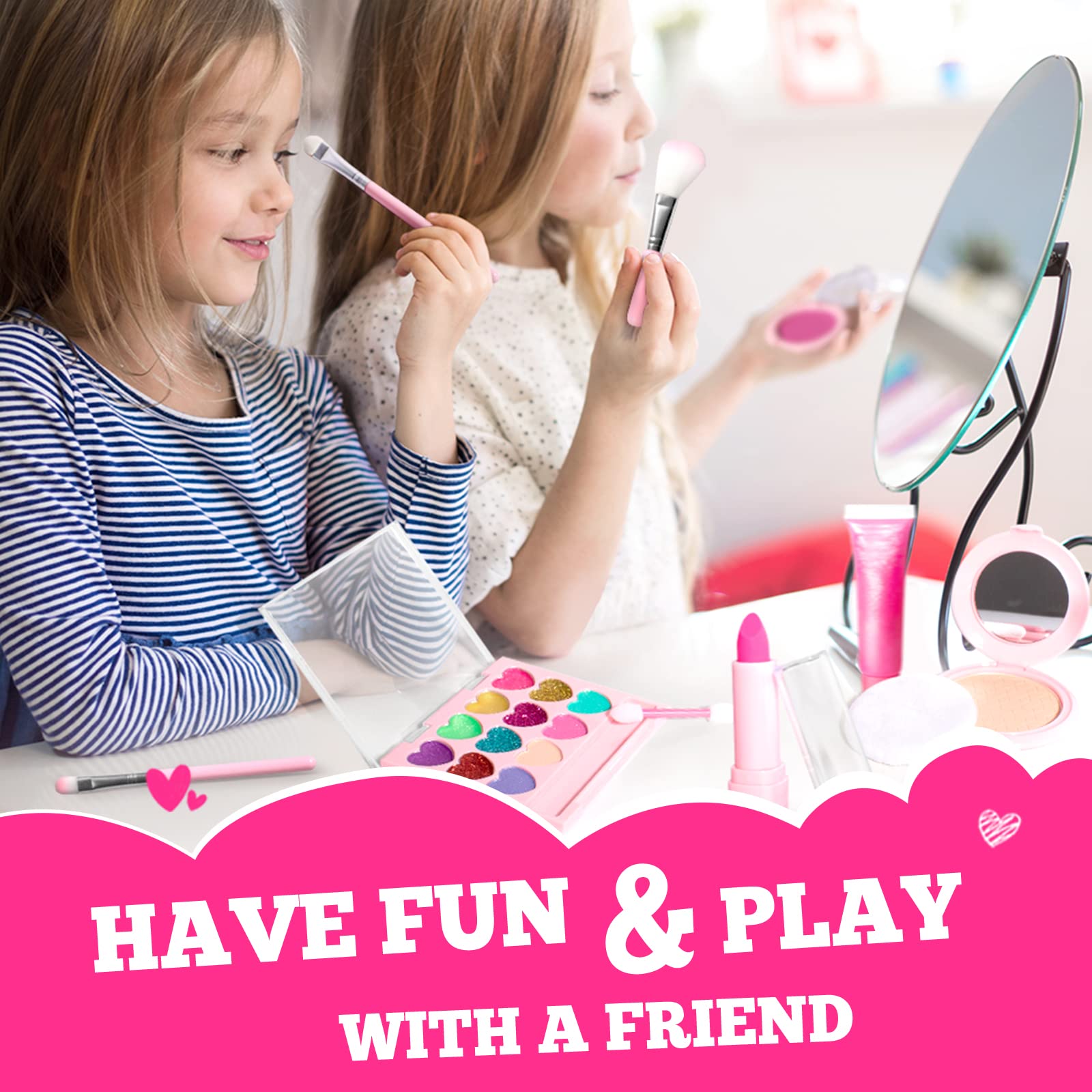 ULOVEME Umicorn eyeshadows invite playful looks that wash off easily.