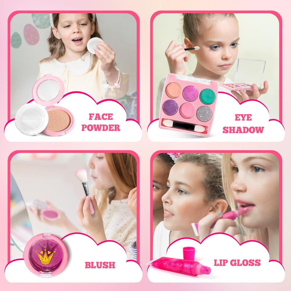 Tabletop dress-up session with the Umicorn kit demonstrates imaginative play potential.
