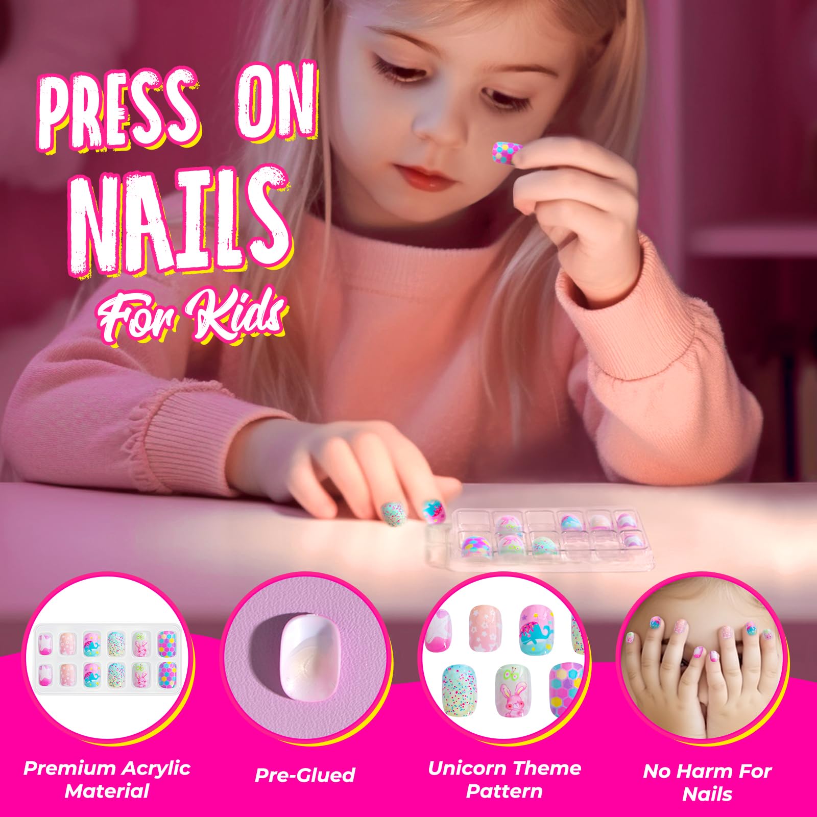 ULOVEME washable makeup kit for girls—mess-free fun during imaginative dress-up