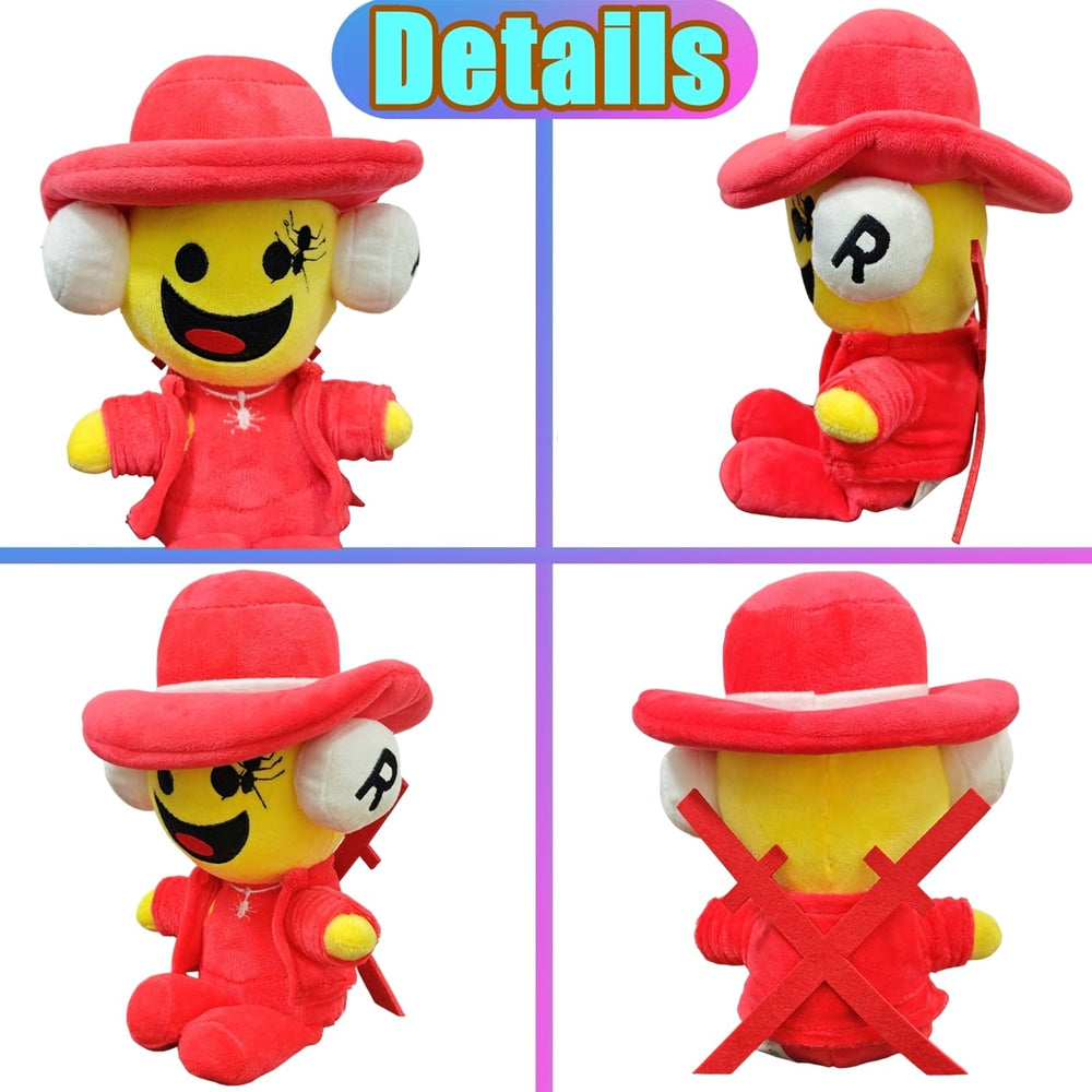 ULTHOOL Brainrot plush detail eyes, showcasing craftsmanship and charm.