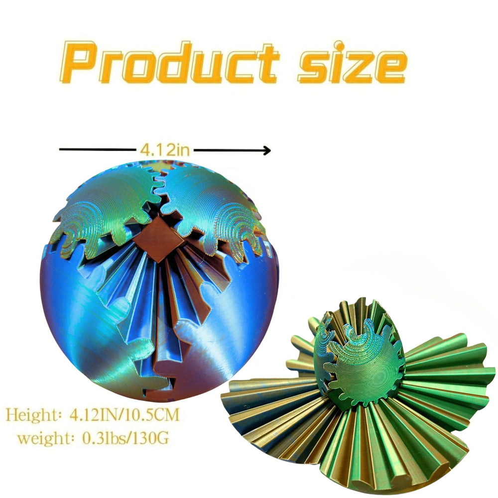 ULTHOOL Gear Ball pocket-sized fidget for on-the-go concentration and calm.