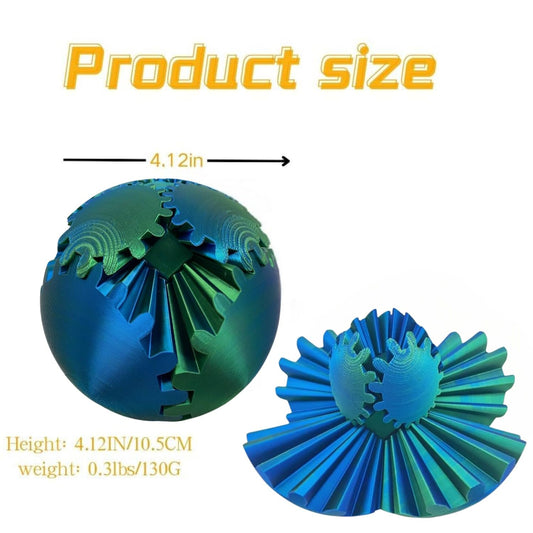 ULTHOOL Gear Ball sphere desk toy in motion for focus and distraction