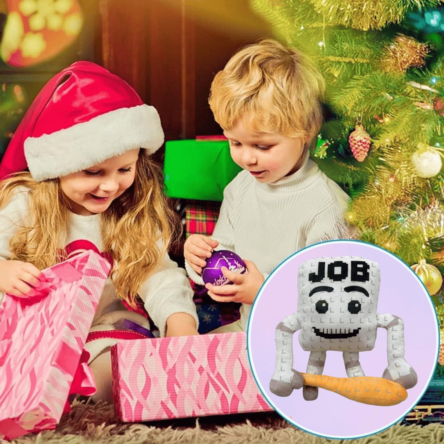 ULTHOOL Brainrot plush on desk enhances playful workspace ambience.