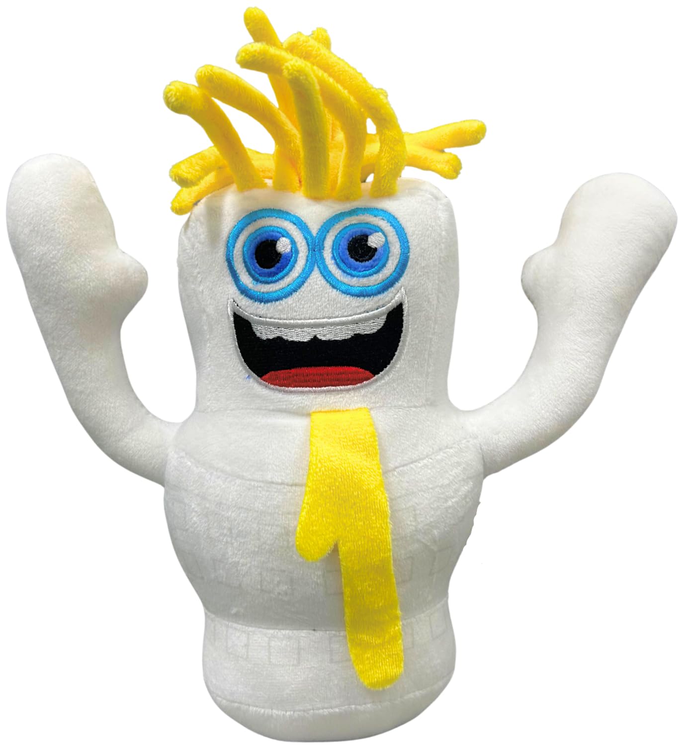 ULTHOOL Steal a Brainrot plush on a desk, a cute desk decor piece