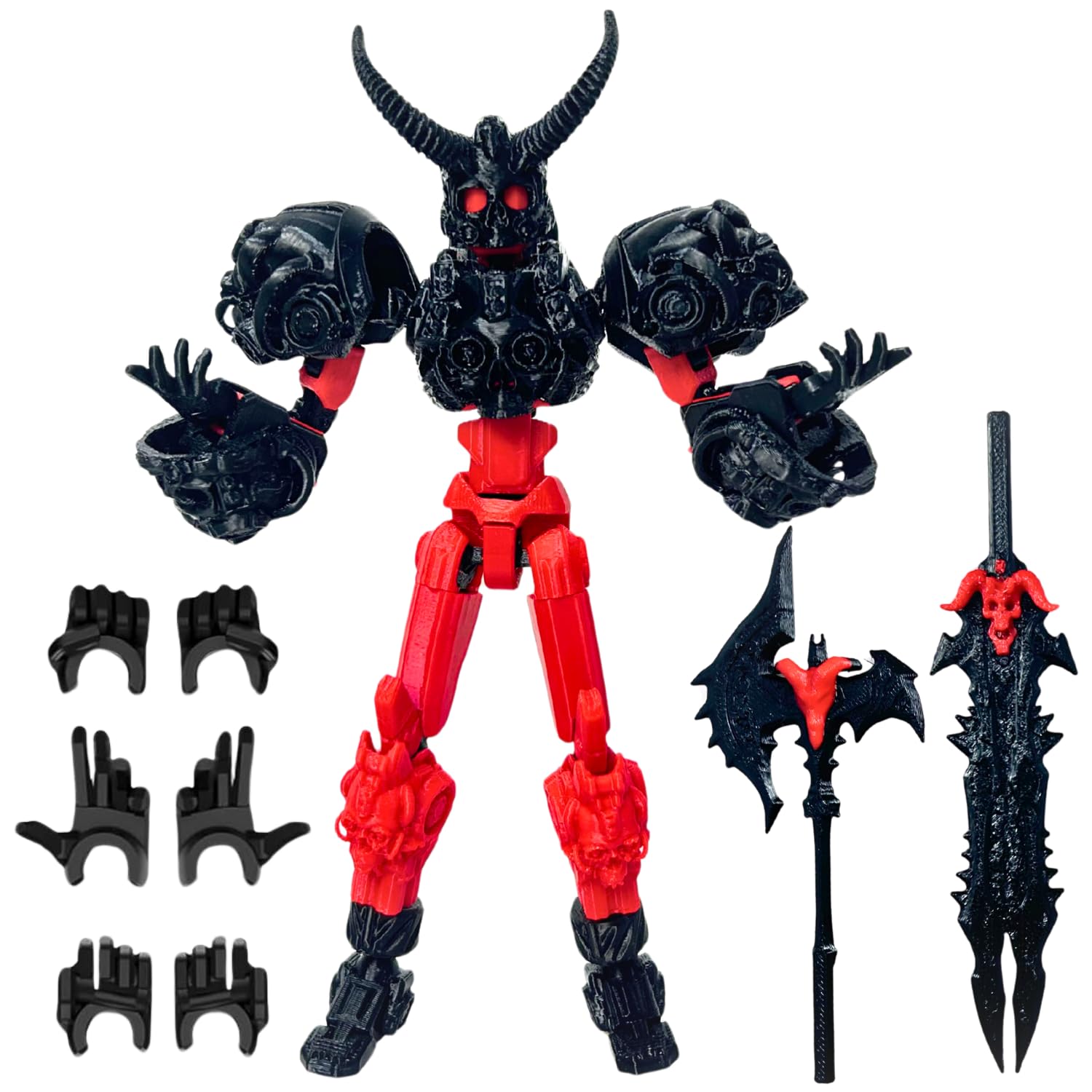 ULTHOOL Titan 13 figure with articulated joints for dynamic poses and display.