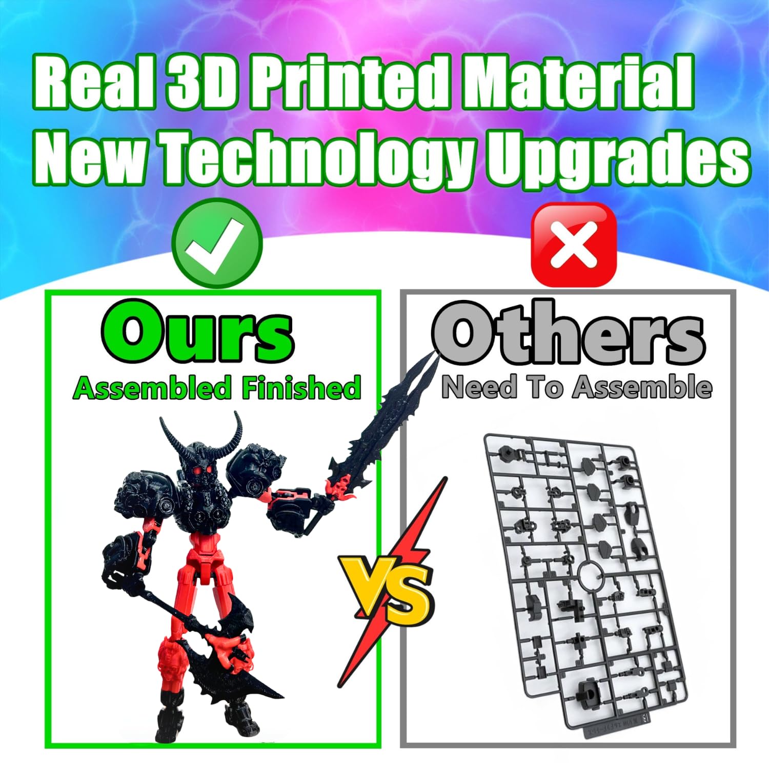 ULTHOOL Titan 13 multi-jointed robot highlights full articulation for versatile animations.