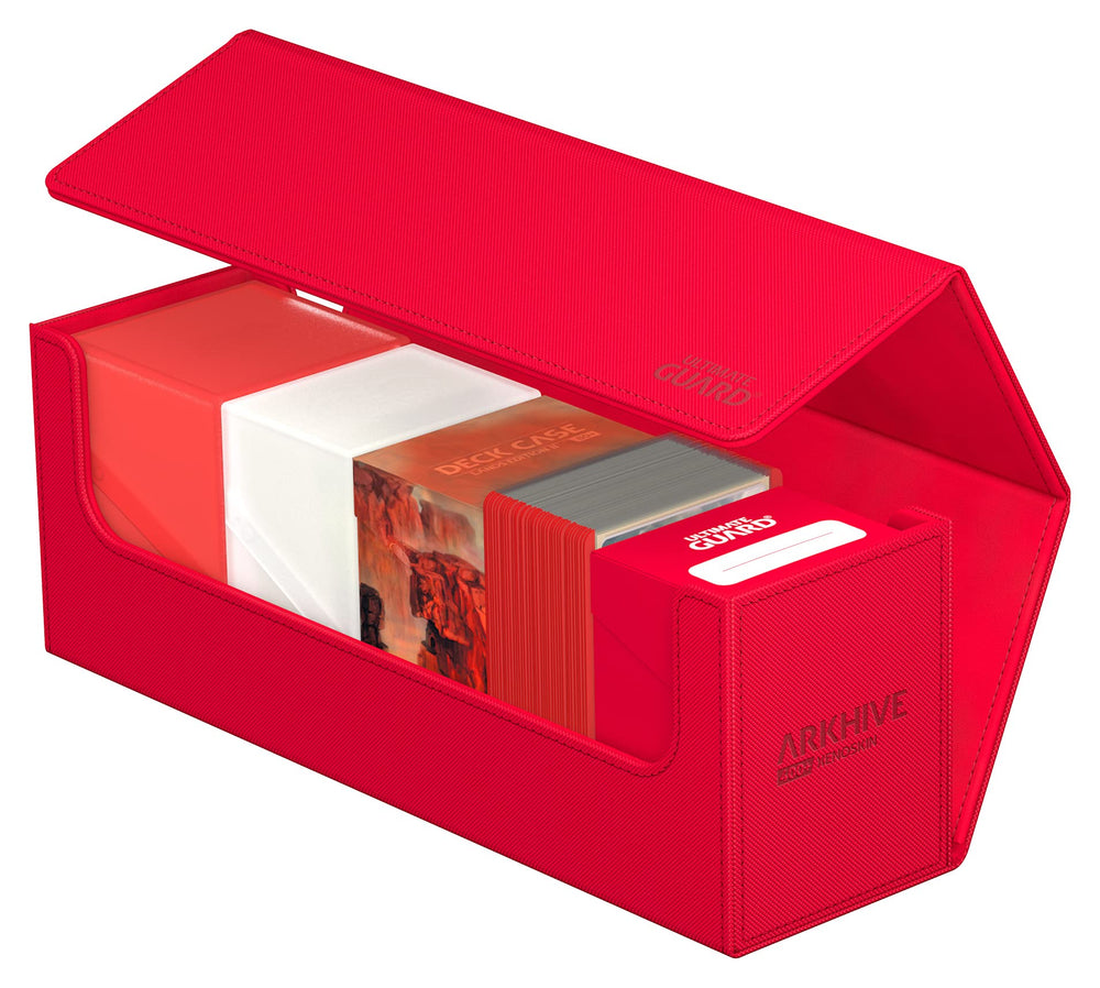 Ultimate Guard Arkhive 400+ red color for standout storage.