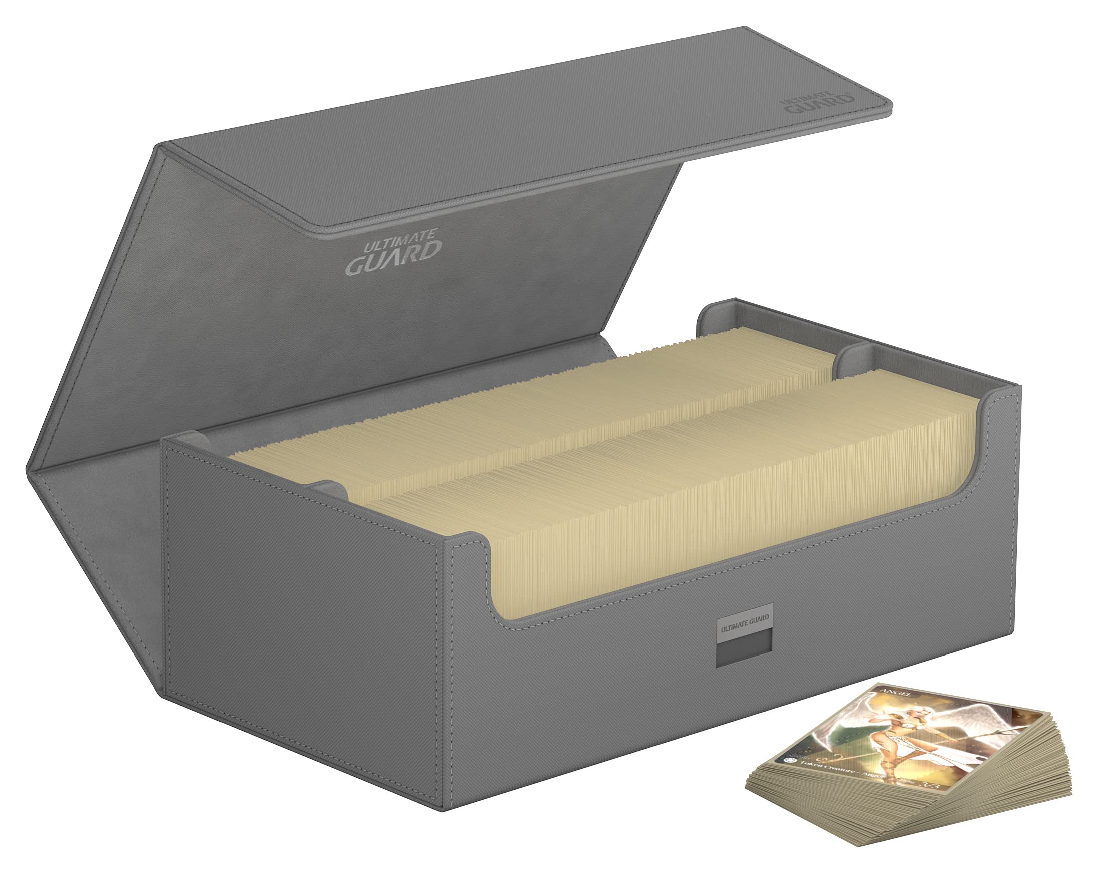XenoSkin exterior of Arkhive 800+ with microfiber inner lining protects cards.