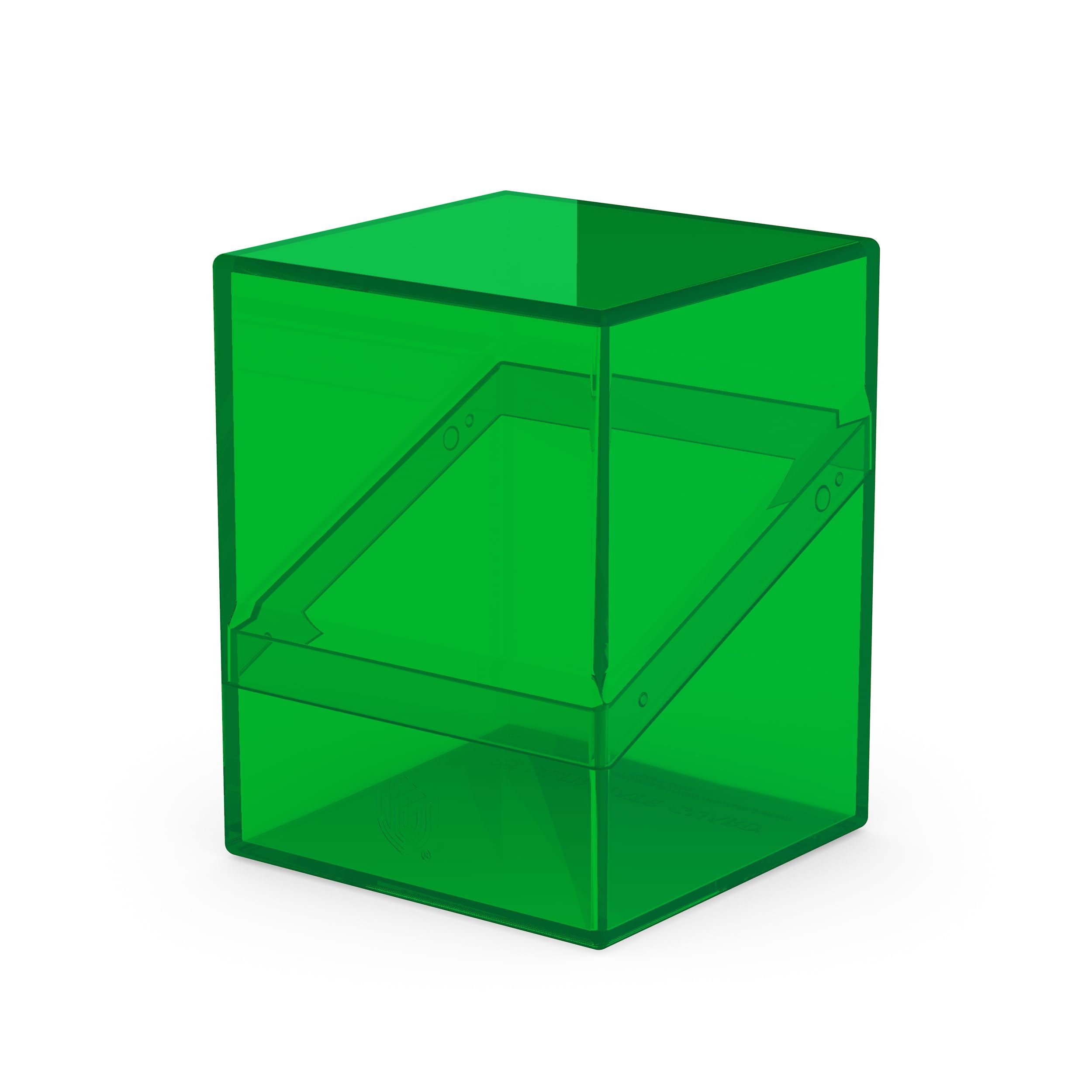 Ultimate Guard Boulder 100+ Clear deck case emerald – transparent body for easy content checks