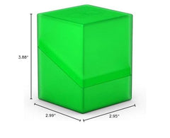 Ultimate Guard Boulder 100 deck case Emerald soft-touch finish improves grip.