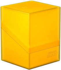 Ultimate Guard Boulder 100+ deck case Topaz open, ready for loading