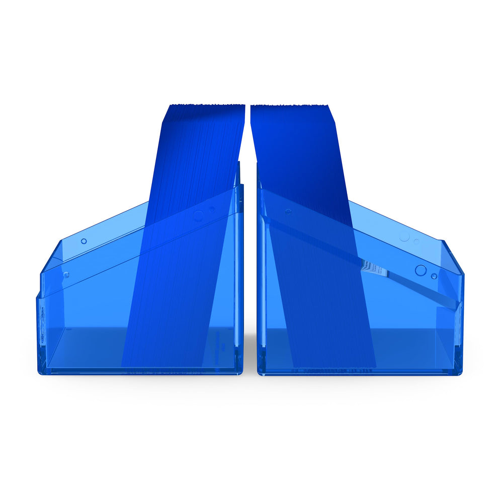 Ultimate Guard Boulder 100+ Clear deck box shows modular compatibility with other Ultimate Guard products