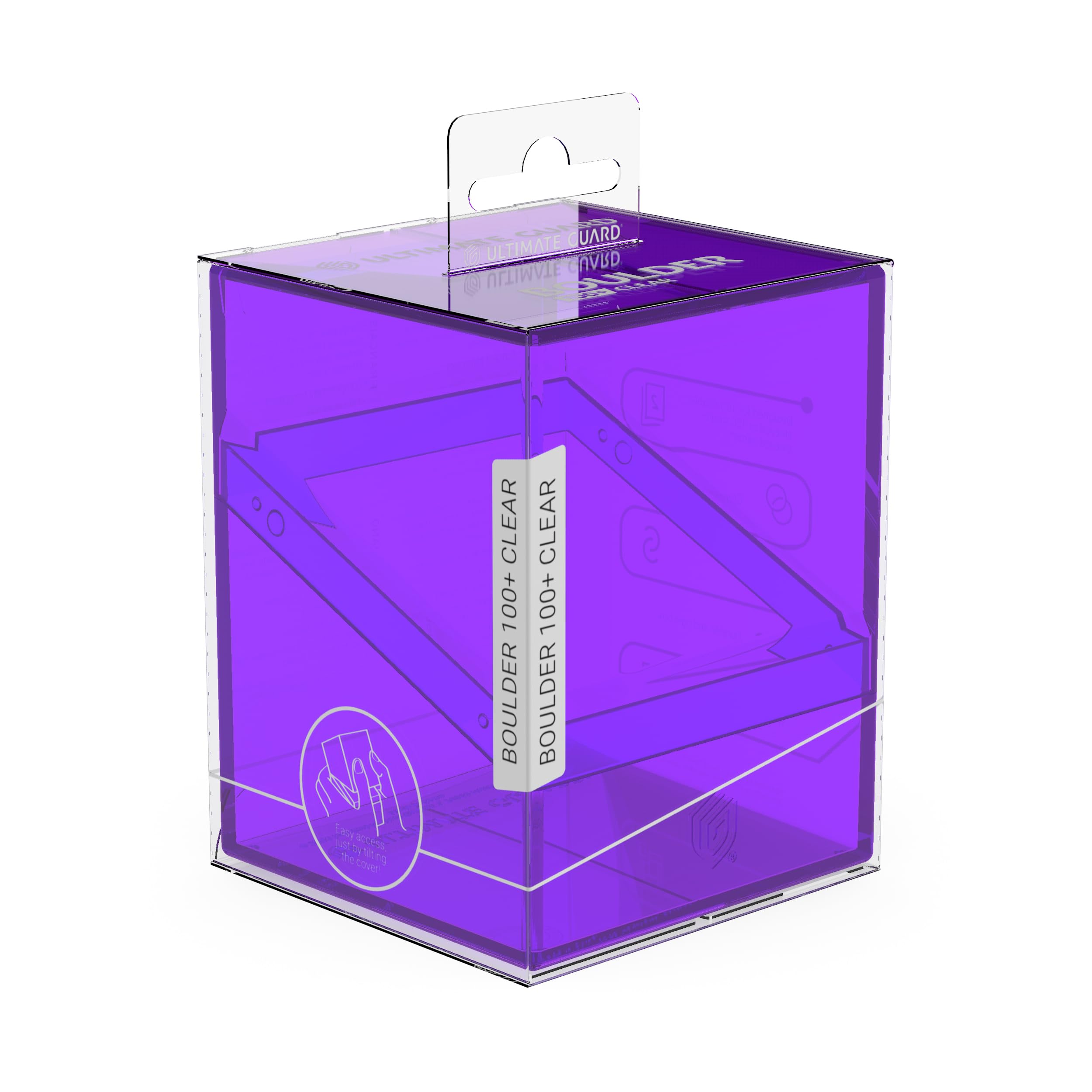 Amethyst-tinted shell with premium look and feel
