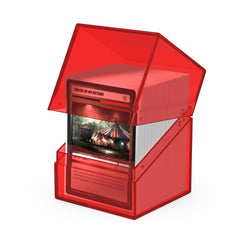Ultimate Guard Boulder 100+ Clear deck case interior holds 100 double-sleeved cards.