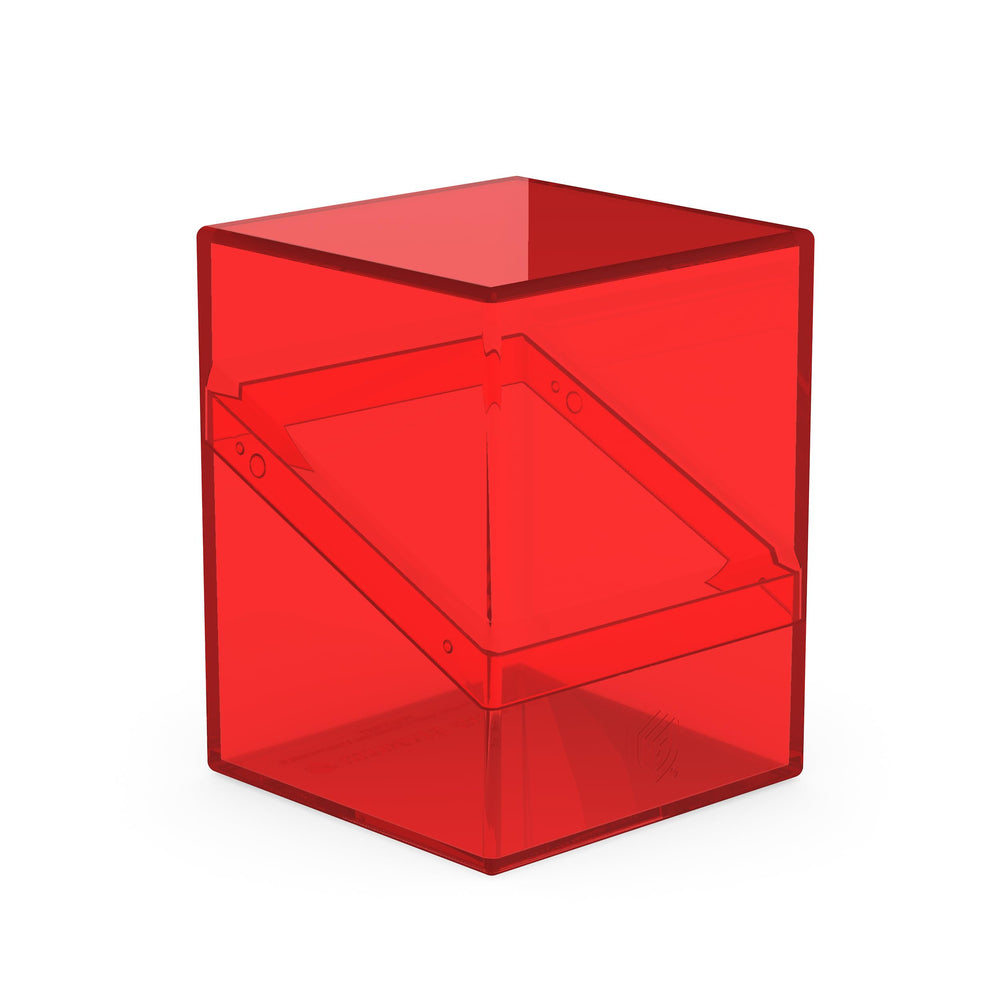 Ultimate Guard Boulder 100+ Clear deck case front view for secure double-sleeved cards.