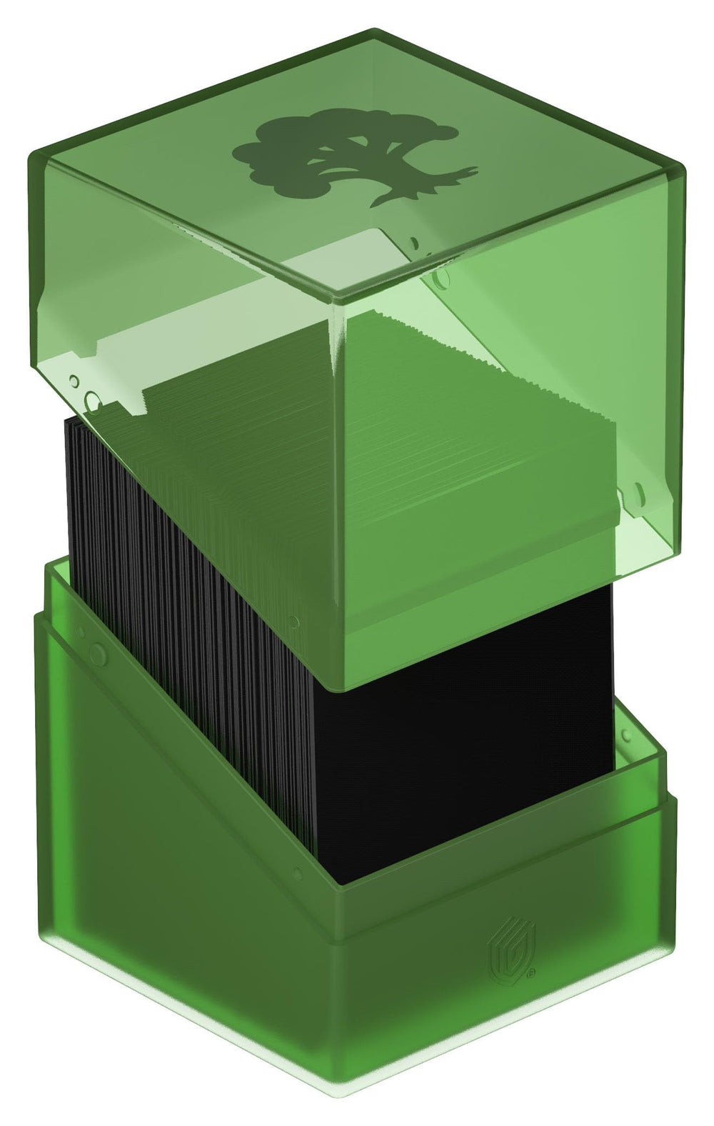 Ultimate Guard Boulder 100+ Hybrid secure closure keeps deck safe on the go.