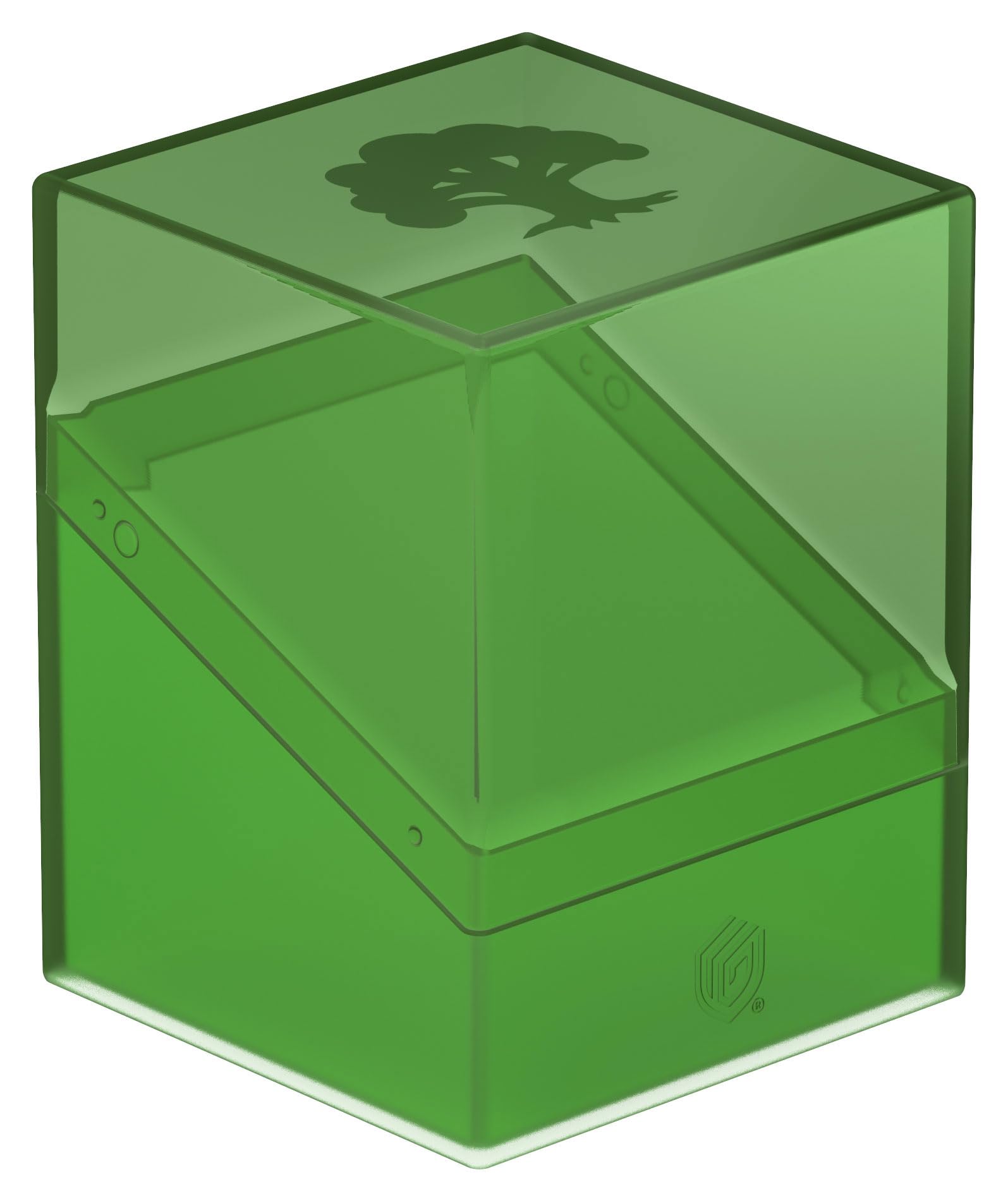 Ultimate Guard Boulder 100+ Hybrid top transparent for clear card viewing and protection.