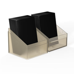Ultimate Guard Boulder 100+ Hybrid transparent top allows quick card viewing.