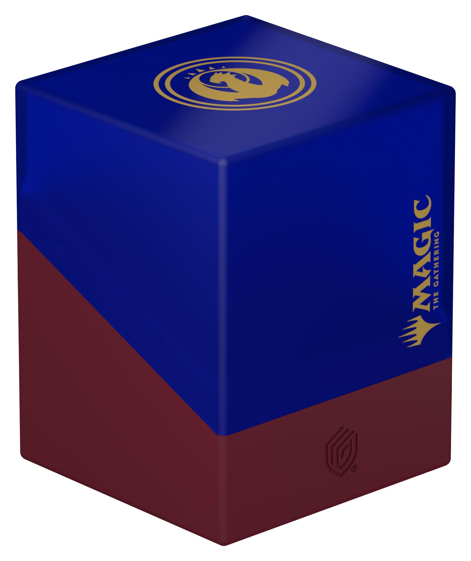 Ultimate Guard Boulder 100+ front view shows compact MTG deck storage for Guild Summit Izzet