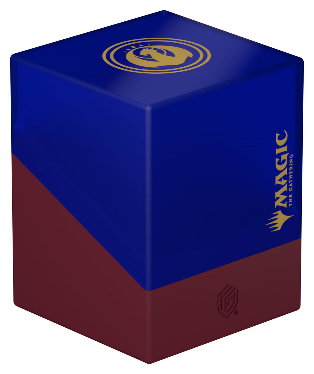 Ultimate Guard Boulder 100+ front view shows compact MTG deck storage for Guild Summit Izzet
