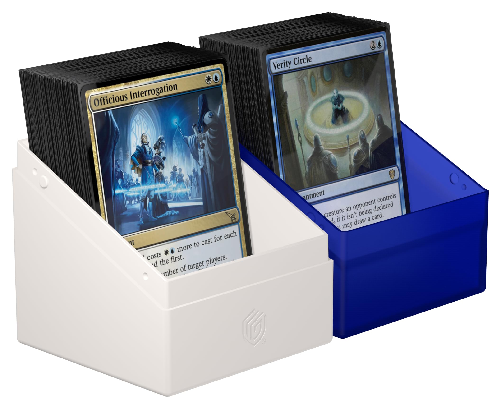 Ultimate Guard Boulder 100+ holds 100 double-sleeved or 120 single-sleeved decks.