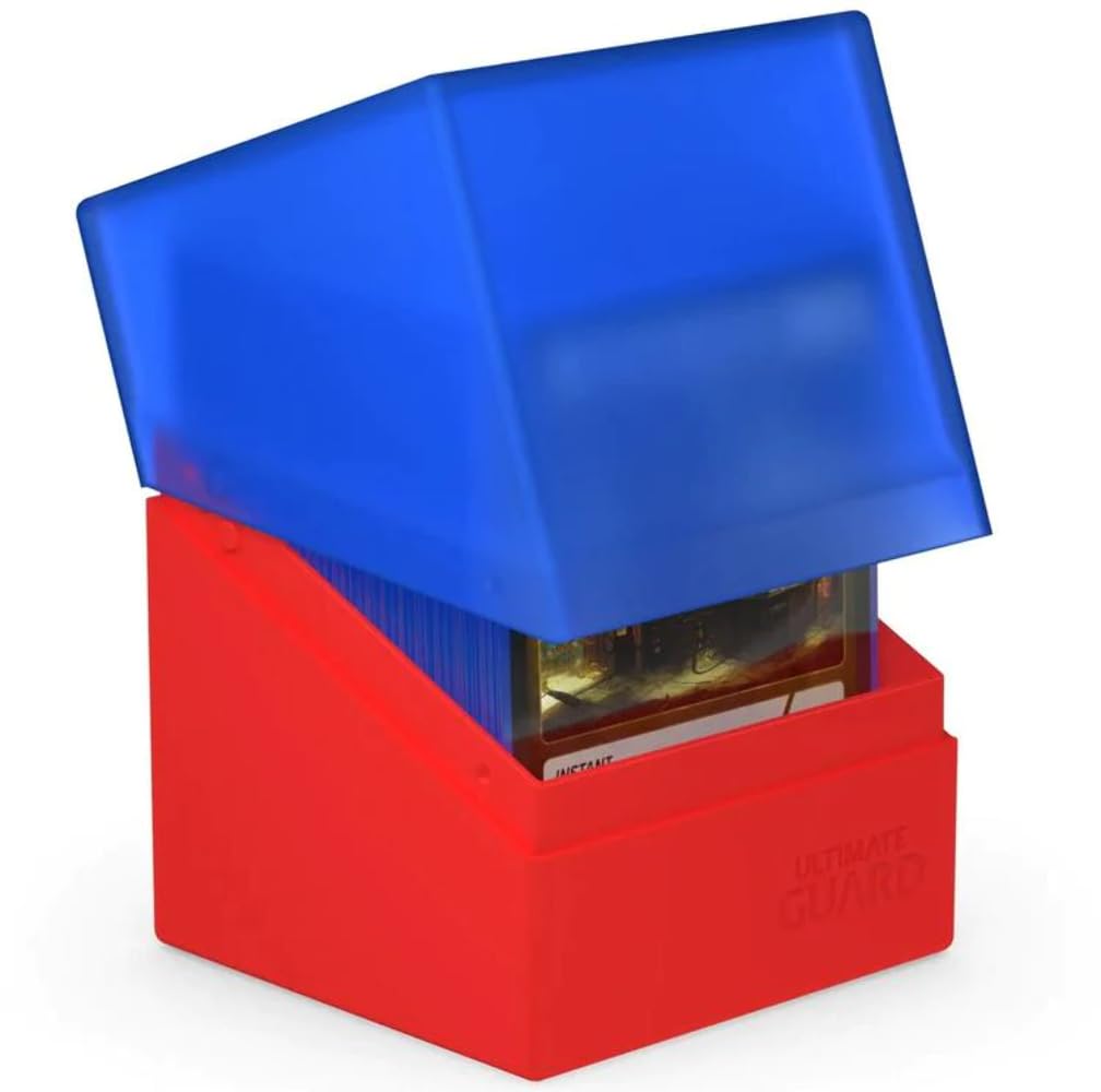 Ultimate Guard Boulder 100+ Sapphire fits 100 double-sleeved cards securely.