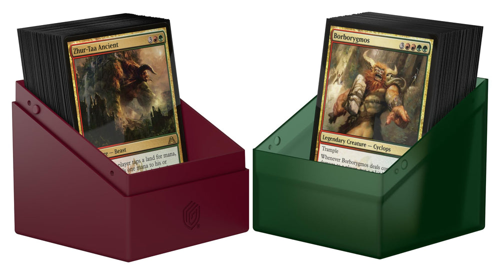 Ultimate Guard Boulder 100+ box with soft-touch finish for premium feel.