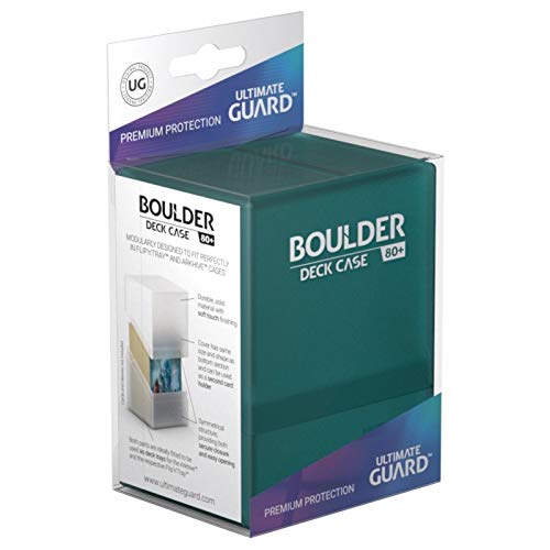 Ultimate Guard Boulder 80+ Classic holds up to 80 double-sleeved cards securely.