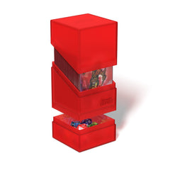 Ultimate Guard Boulder'n'Tray 100+ Ruby dice compartment helps organize dice and tokens