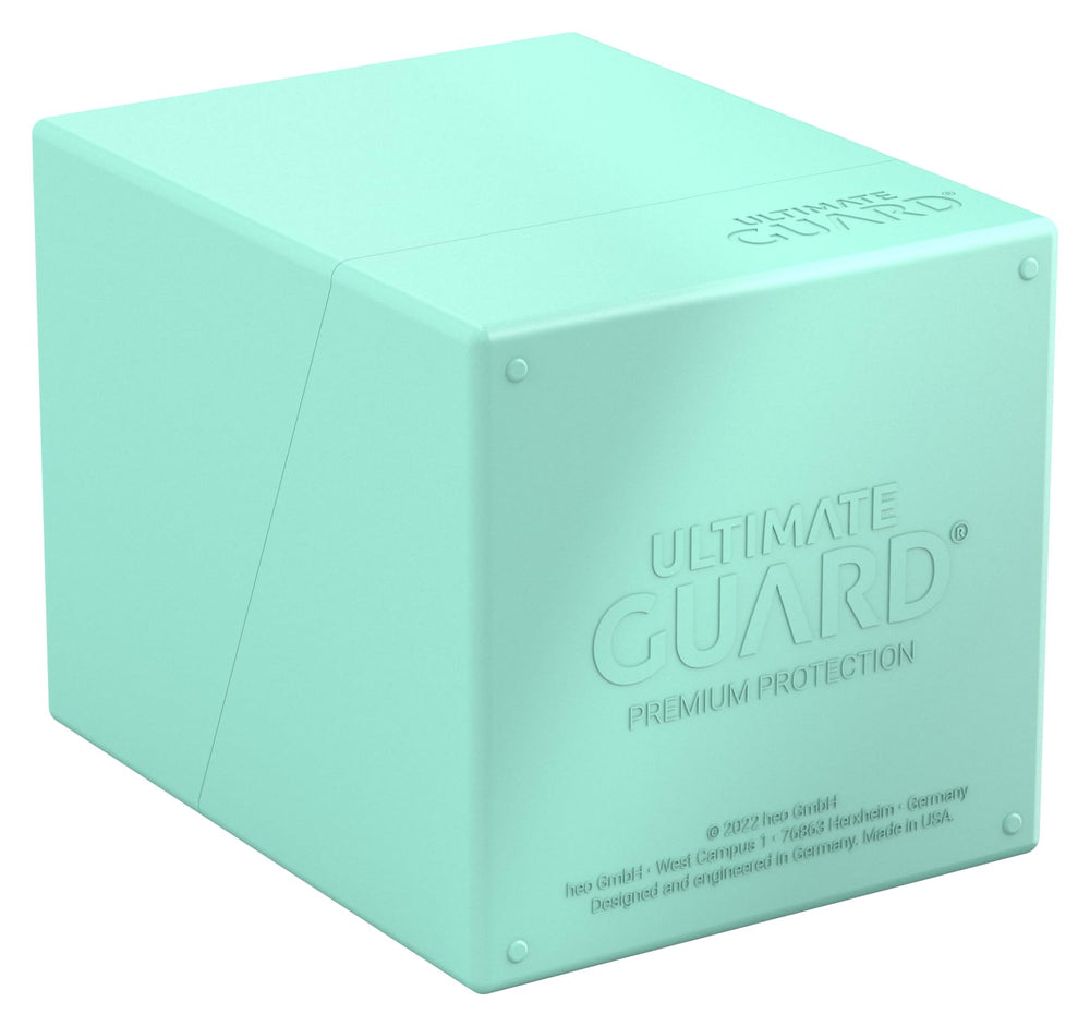 Ultimate Guard Boulder Solid 100+ mint-green durable exterior resists impacts