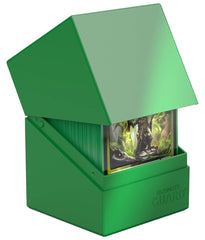 Ultimate Guard Boulder Solid 100+ inside view, organized card layout and protection.
