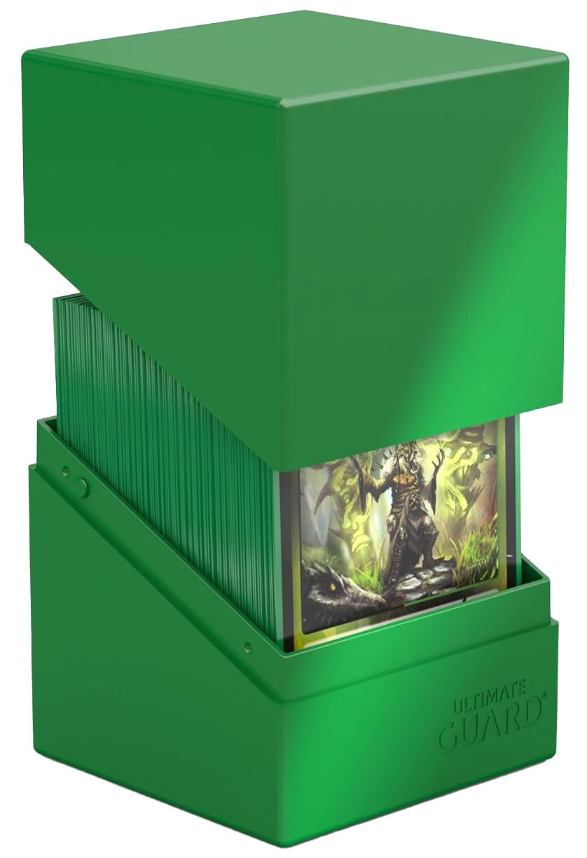 Ultimate Guard Boulder Solid 100+ lid detail, easy access for decks.