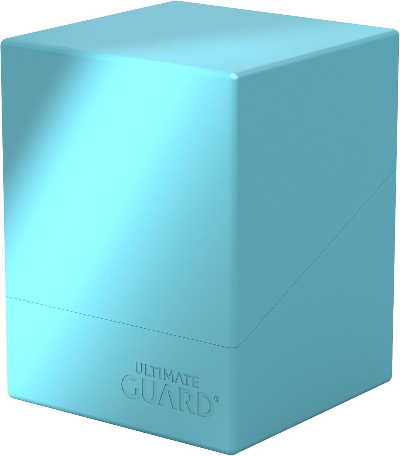 Ultimate Guard Boulder Solid 100+ turquoise dimensions for compact, durable card storage