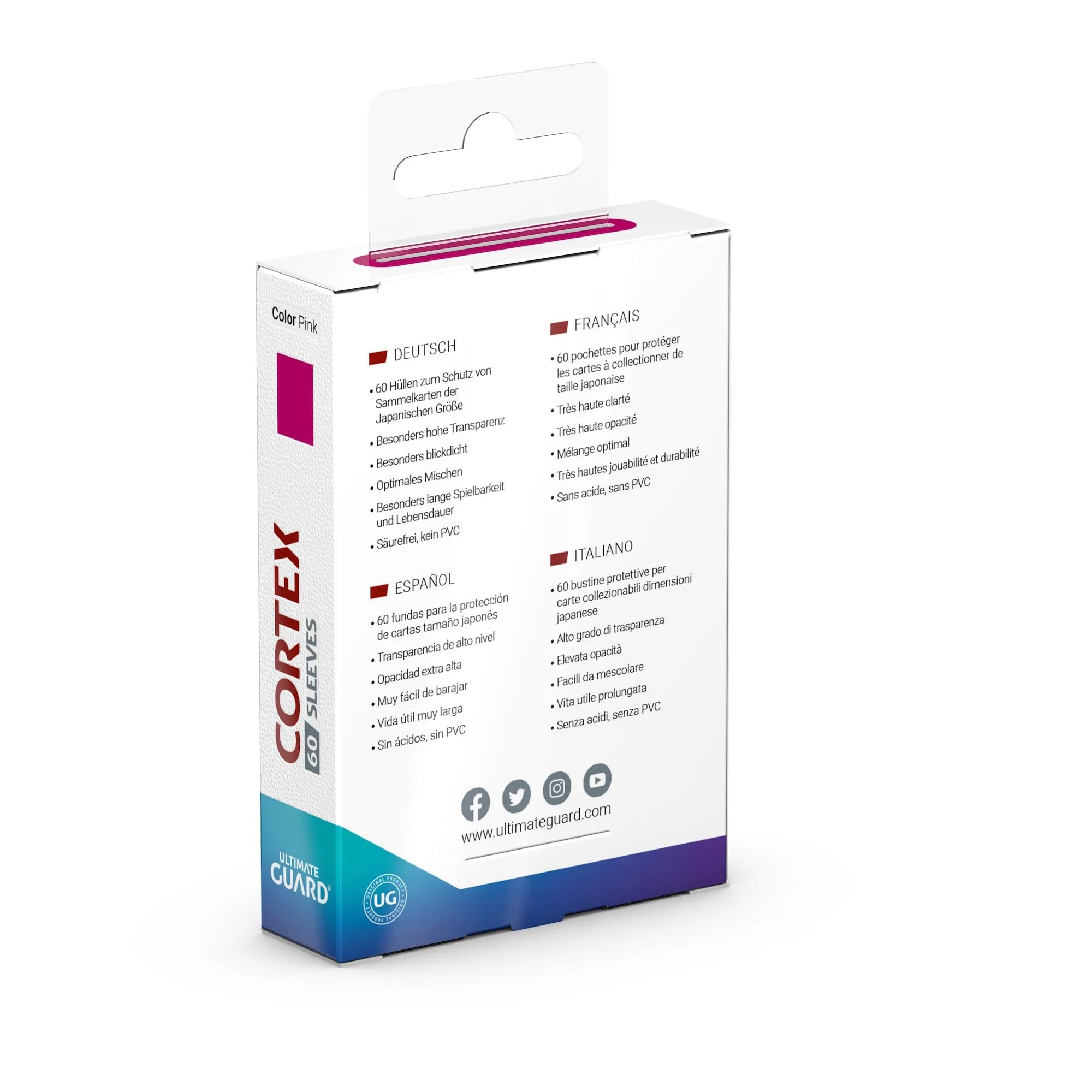 Cortex outer sleeves offer high clarity with glossy finish for vibrant artwork