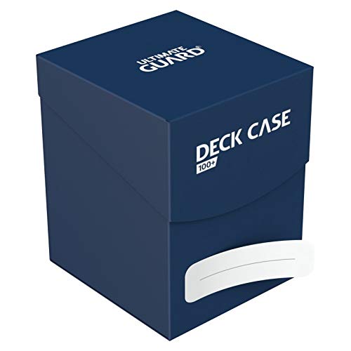 Ultimate Guard Deck Case 100+ Blue with write-on strip for quick labeling