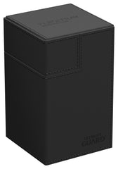 Ultimate Guard Flip'n'Tray 100+ deck case keeps 100 double-sleeved cards organized.