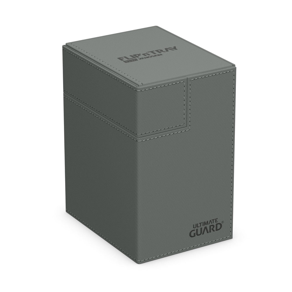 Ultimate Guard Flip'n'Tray 133 front view shows organized double-sleeved deck storage.