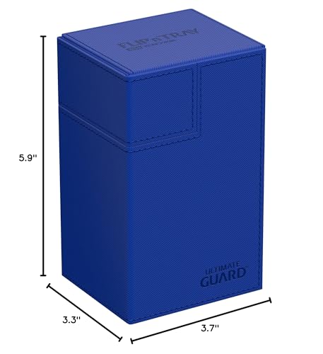 Ultimate Guard Flip'n'Tray 80+ blue compact design for travel
