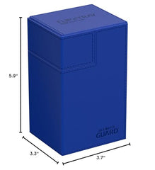 Ultimate Guard Flip'n'Tray 80+ blue compact design for travel
