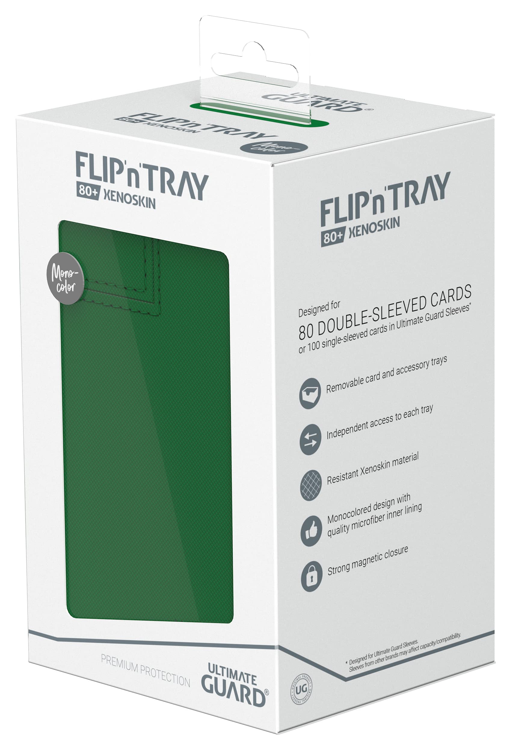 Ultimate Guard Flip'n'Tray 80+ compact and portable design for travel