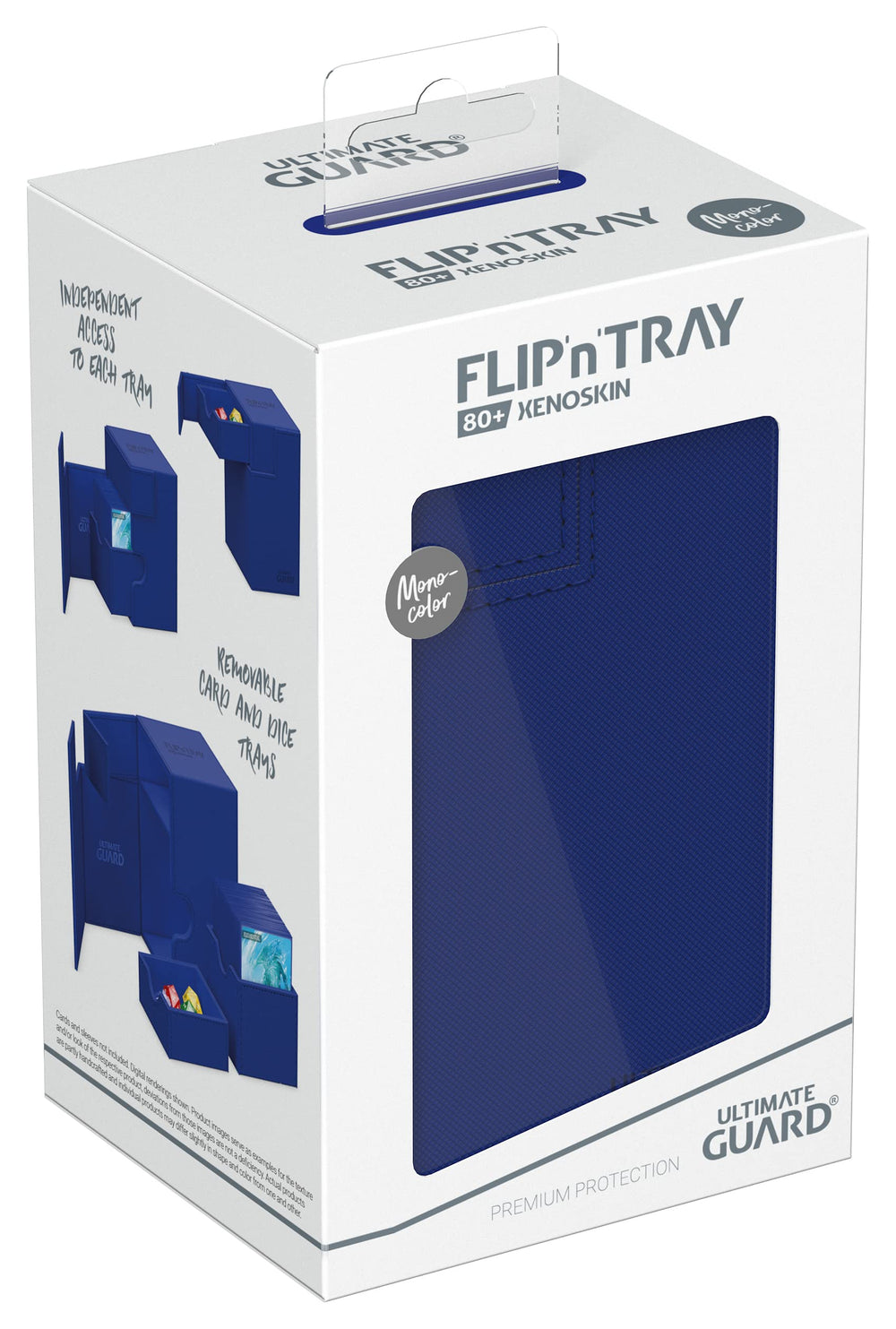 Ultimate Guard Flip'n'Tray 80+ includes dice tray for accessories on the go